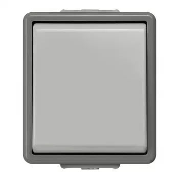 SIEMENS Universal-Schalter Aufputz DELTA Fläche Dunkelgrau 1-fach 10A 250V