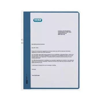 ELBA 50 Klemmhefter A4 Blau