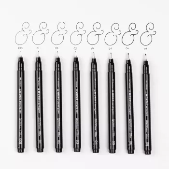 Tombow MONO Drawing Pen Fineliner 0,35 mm Schwarz