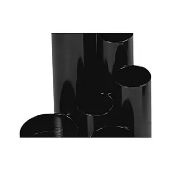 WEDO Schreibtisch-Organizer ABS-Kunststoff Schwarz 7 Fächer 120x135x148 mm 133 g