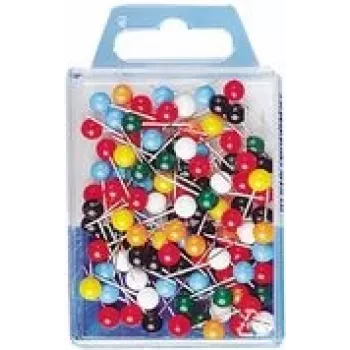 WEDO 56 199 Markierungspins, 16 mm, 6 mm Kopf, verschiedene Farben