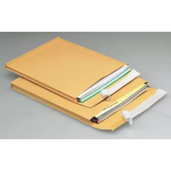 Mayer-Kuvert-Network Faltenversandtaschen DIN C4 ohne Fenster Braun 2,0 cm Falte 100 Stück
