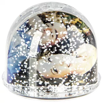 WALTHER Photo Glitter Ball Snow 6,9x6,3 cm GK080W