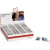 WALTHER MR-192 Acrylic Photo Key Ring Set - 100 Pieces in Display Box - Transparent