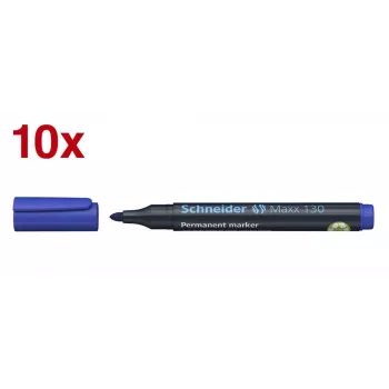 Schneider Maxx 130 Permanent Marker Blau 1,0 - 3,0 mm (10er Pack)