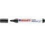 EDDING 4500 Textilmarker Schwarz Rundspitze 2-3 mm Permanent Deckend Wasserbasierte Pigmenttinte 1 Stück