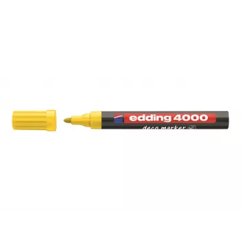 EDDING 400 Permanentmarker 1,0 mm Gelb Rundspitze nachfüllbar