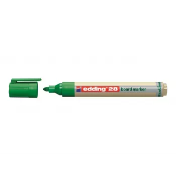 EDDING EcoLine 28 Whiteboard Marker Black Bullet Nib 1,5-3 mm Refillable