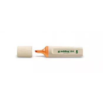 edding EcoLine 24 Textmarker, Keilspitze, Orange, 10 Stück
