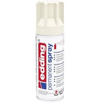 EDDING Premium 5200 Acryl-Sprühfarbe - Cremeweiß - 200 ml