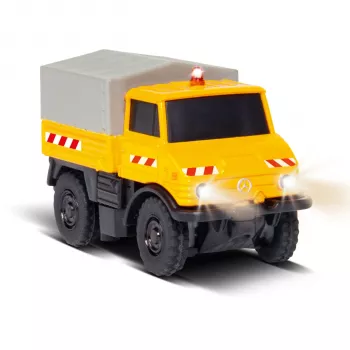 Carson 1:87 MB Unimog U406 Zwei-Wege-Fahrzeug 100% RTR RC Modell-LKW