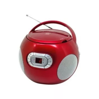 SOUNDMASTER SCD5100WE Weiß CD-Boombox mit UKW-Radio, Kassettenspieler, USB und AUX