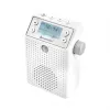 Soundmaster DAB60WE Steckdosenradio DAB+, FM, Bluetooth, USB Freisprechfunktion, spritzwassergeschützt, Weiß