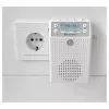 Soundmaster DAB60WE Steckdosenradio DAB+, FM, Bluetooth, USB Freisprechfunktion, spritzwassergeschützt, Weiß