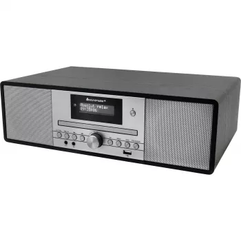 Soundmaster DAB980SW Schwarz Music Centre DAB+/FM-RDS CD USB Bluetooth Audiobook Player mit Kassette und Plattenspieler