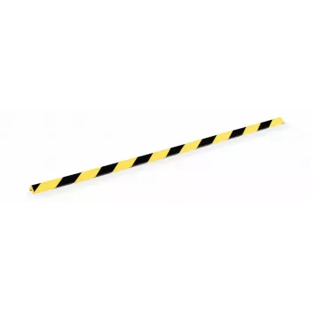 Durable C19 Stromkabel - Schwarz/Gelb - Flach - 1m - IEC C19 auf C20