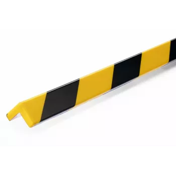 Durable C19 Stromkabel - Schwarz/Gelb - Flach - 1m - IEC C19 auf C20