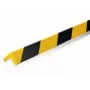 Durable C19 Stromkabel - Schwarz/Gelb - Flach - 1m - IEC C19 auf C20