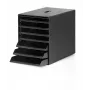 DURABLE IDEALBOX PLUS Schubladenbox Anthrazit 7 Schubladen DIN A4 1712001058