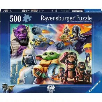 RAVENSBURGER Puzzle The Mandalorian and Grogu (500 Teile)