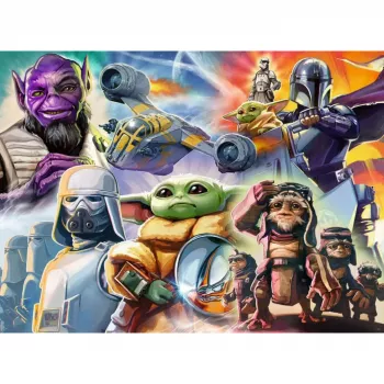 RAVENSBURGER Puzzle The Mandalorian and Grogu (500 Teile)