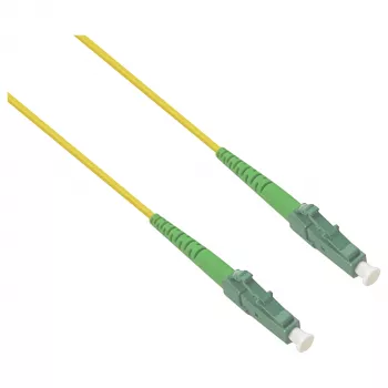 HELOS LWL OS2 Patchkabel Simplex LSZH 2.0mm LC/APC-LC/APC Yellow 15m
