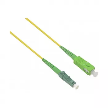 HELOS LWL OS2 Patchkabel Simplex LSZH 2.0mm SC/APC-LC/APC Yellow 15m