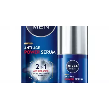 NIVEA Men Anti-Age Power Serum 2in1 intensives Serum gegen Hautunreinheiten 30 ml