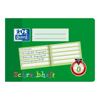 Oxford 100050100 Notizbuch A5 90 g/m2 Grün