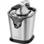 PROFI COOK PC-ZP 1154 Zitruspresse, 160 W, Edelstahl, 500 ml, 2 Kegel, Hebelbetrieb, Schwarz/Silber
