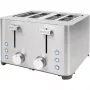 PROFI COOK 4-Slice Toaster PC-TA 1252, Edelstahlgehäuse, 2 herausnehmbare Krümelschubladen, extra breite Schlitze, 1600 W