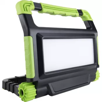 REV LED Akku-Arbeitsleuchte Spot Grün 50W mit Stativ