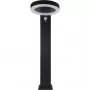 REV LED Solarleuchte Rund Schwarz
