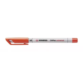 STABILO OHPen Universal Rot wasserlöslicher Overhead-Marker M (Medium) 1 Stück