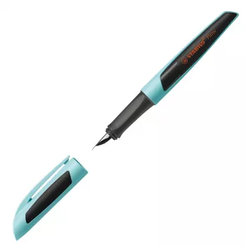 STABILO Flow Sporty Füllfederhalter Hellblau/Schwarz M Medium
