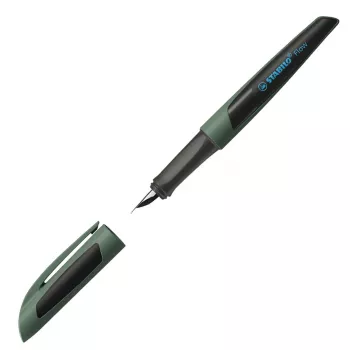 STABILO Flow Sporty Füllfederhalter M-Feder Schwarz/Olivgrün