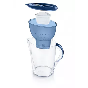 Brita Marella Wasserfilterkrug manuell 2,4 L Blau