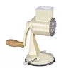 Zassenhaus Trommelreibe Classic Cream – 3-Trommel-Rotationsreibe mit Edelstahltrommeln, Saugfuß, ergonomischer Kurbel
