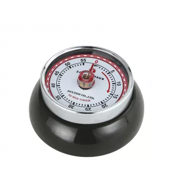 Zassenhaus Timer Speed Black Mechanischer Küchentimer 60 Minuten