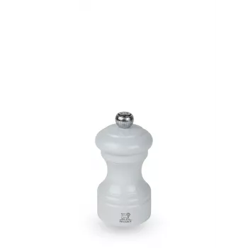 Peugeot Bistro Pfeffermühle 10 cm Perlmuttgrau lackiertes Buchenholz
