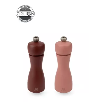 Peugeot Tahiti Salz- und Pfeffermühlen-Set 2-teilig 15 cm Schokolade