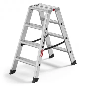 Hailo Master D100 2 x 5 Stufen Doppelseitige Trittleiter