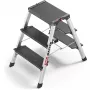 Hailo Master D70 2-3 Stufen doppelseitige Klappleiter