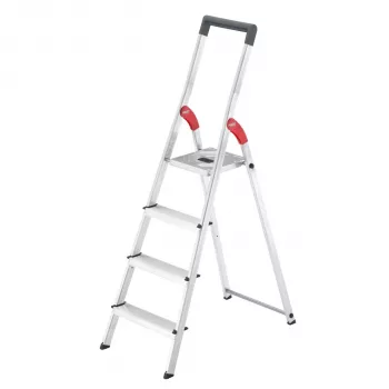 Hailo L51 4-stufige Aluminium-Sicherheitsleiter