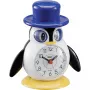 MEBUS 26514 Kinder Wecker Pinguin Farbe sortiert