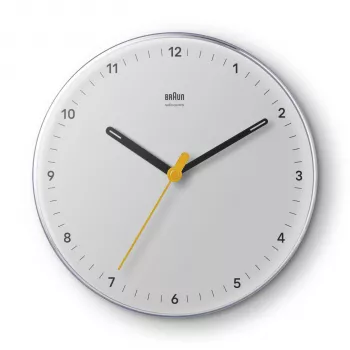 Braun BC 26 W-DCF Weiße Funkuhr (67685)