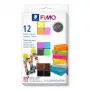 STAEDTLER FIMO Leder-Effekt 8013 C ofenhärtende Modelliermasse 12 Blöcke à 25 g
