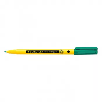 STAEDTLER Noris Fineliner 338 - Grün - Wasserbasierte Tinte - 0,6 mm - Feine Spitze - Packung mit 10