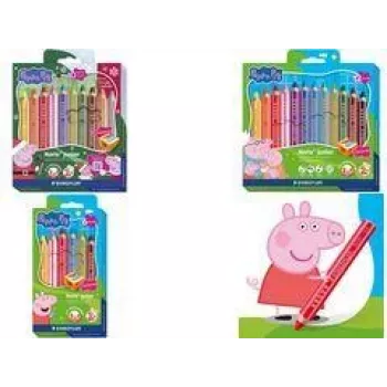 STAEDTLER Noris Colour Buntstifte Peppa Pig 12er Pack 100% PEFC