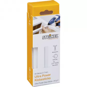 STEINEL 1x40 Ultra Power Heißklebestifte 7mm 100mm Transparent